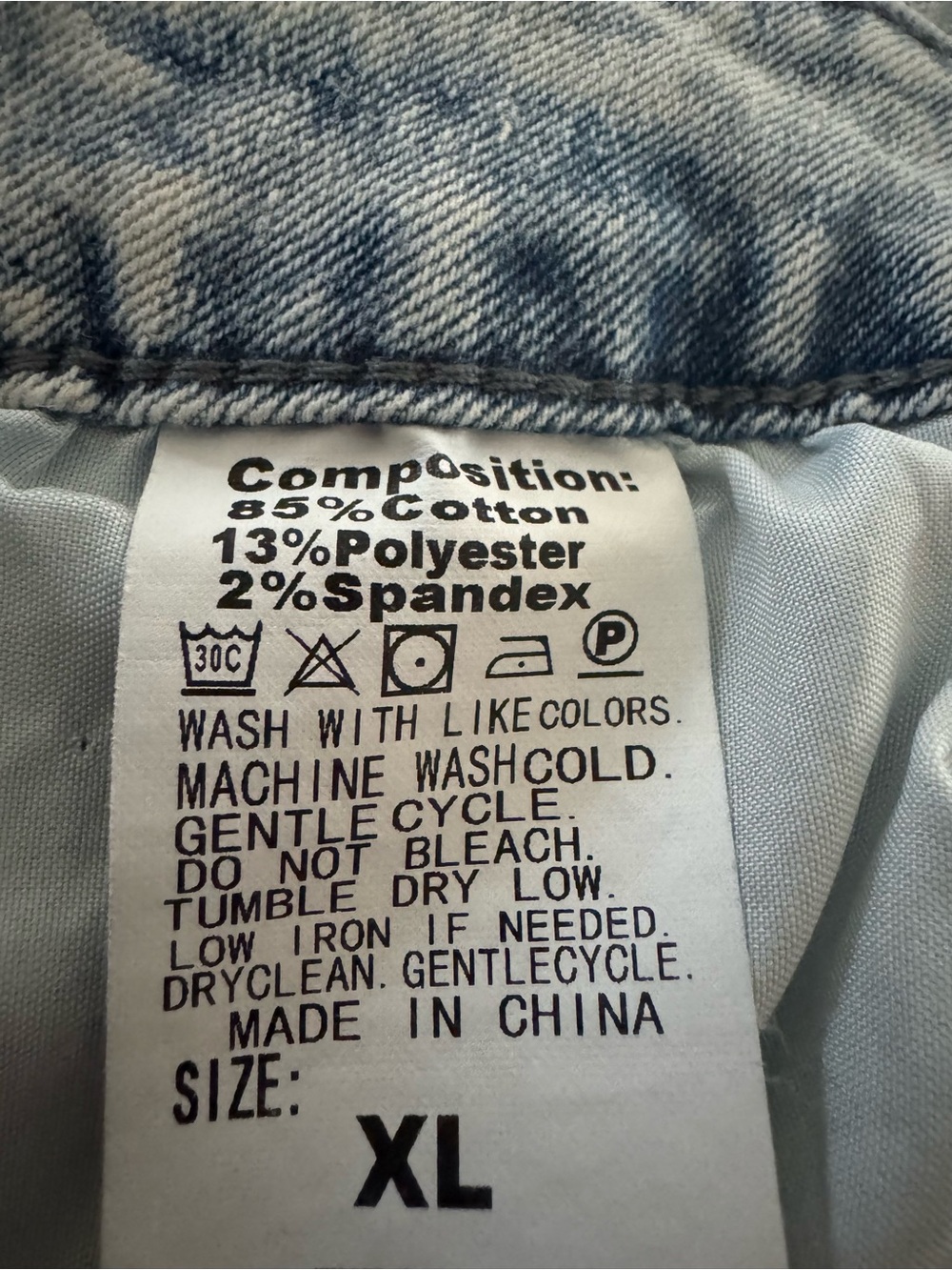 Women’s Light Wash Flare Jeans size XL 85% cotton - Picture 3 of 3